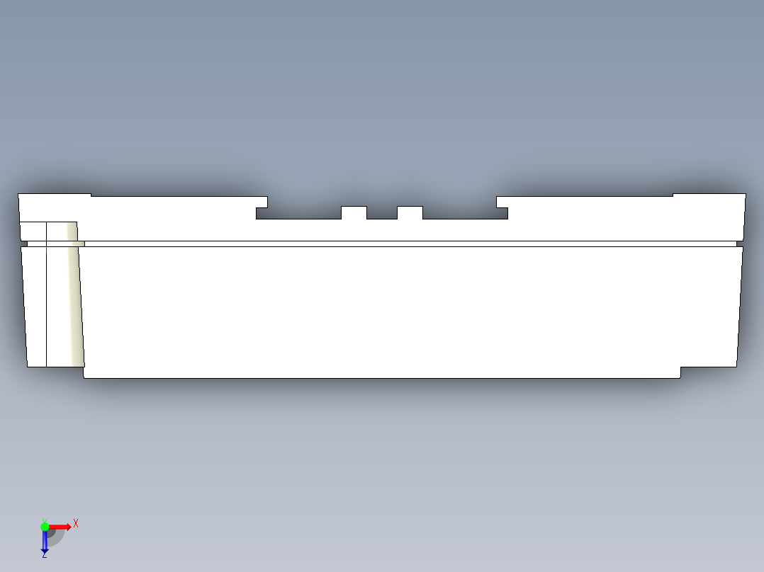 基恩士SJ-G_R_V036_controller_kc图纸模型俯视图
