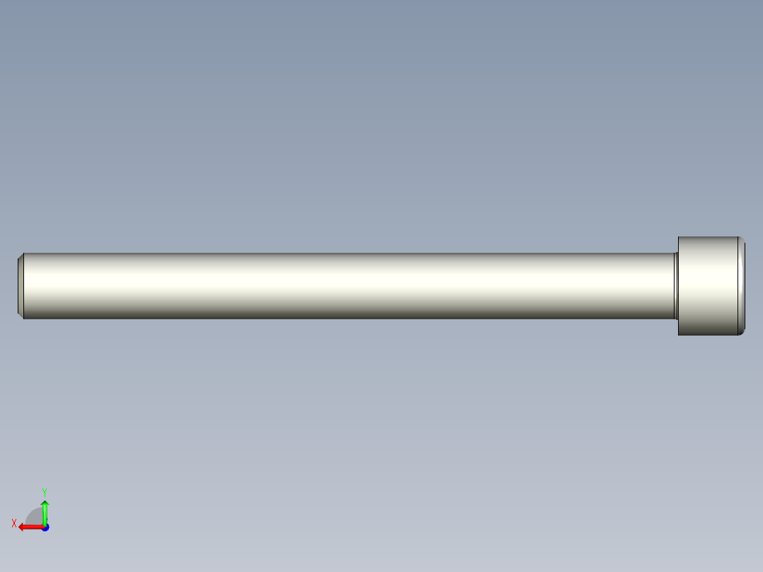 螺钉-DIN_912-M18x180.stp后视图