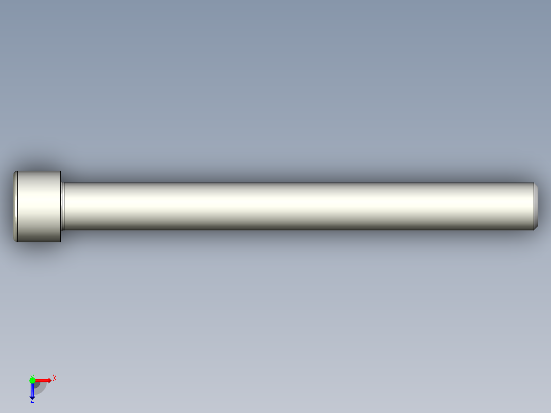 螺钉-DIN_912-M18x180.stp俯视图