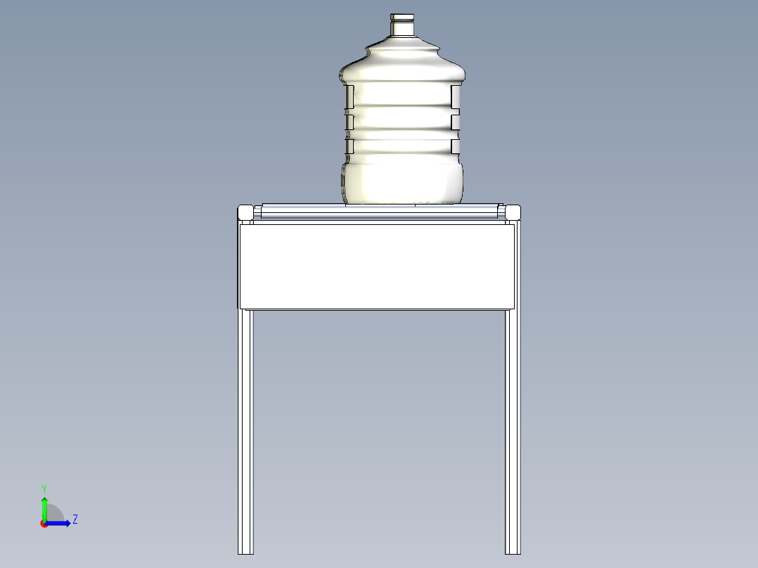 滚筒输送机 (2)左视图