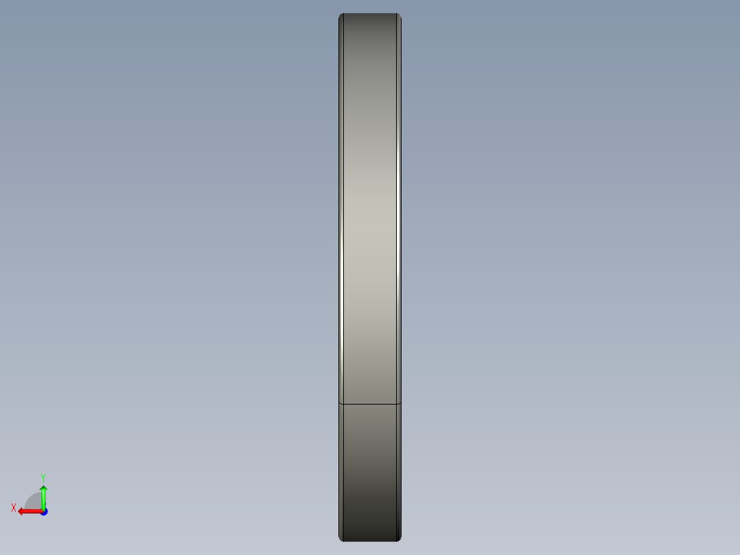 深沟球轴承61817后视图