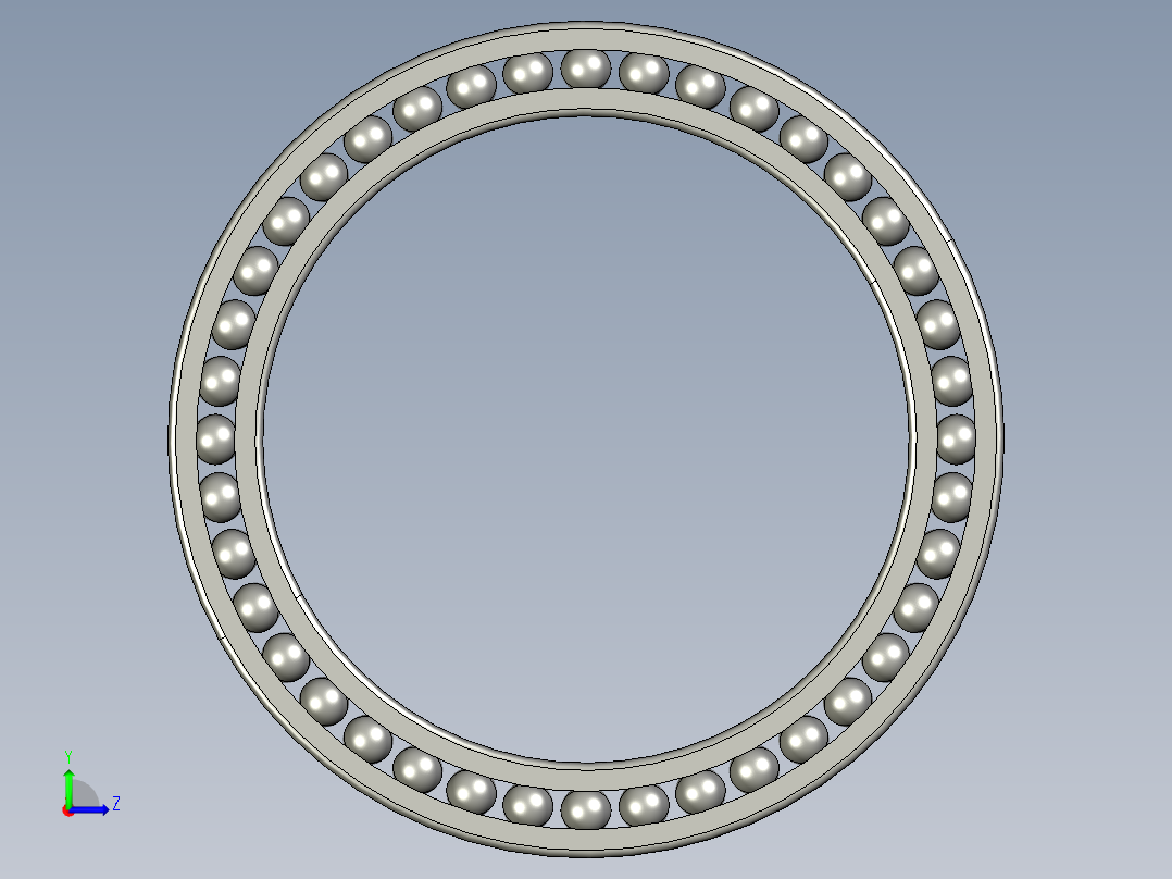 深沟球轴承61817左视图