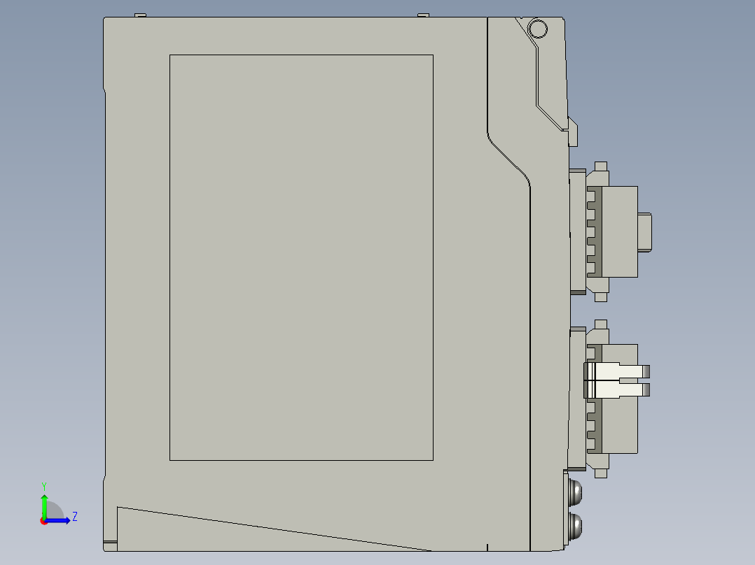 MBDKT2110E伺服控制器左视图