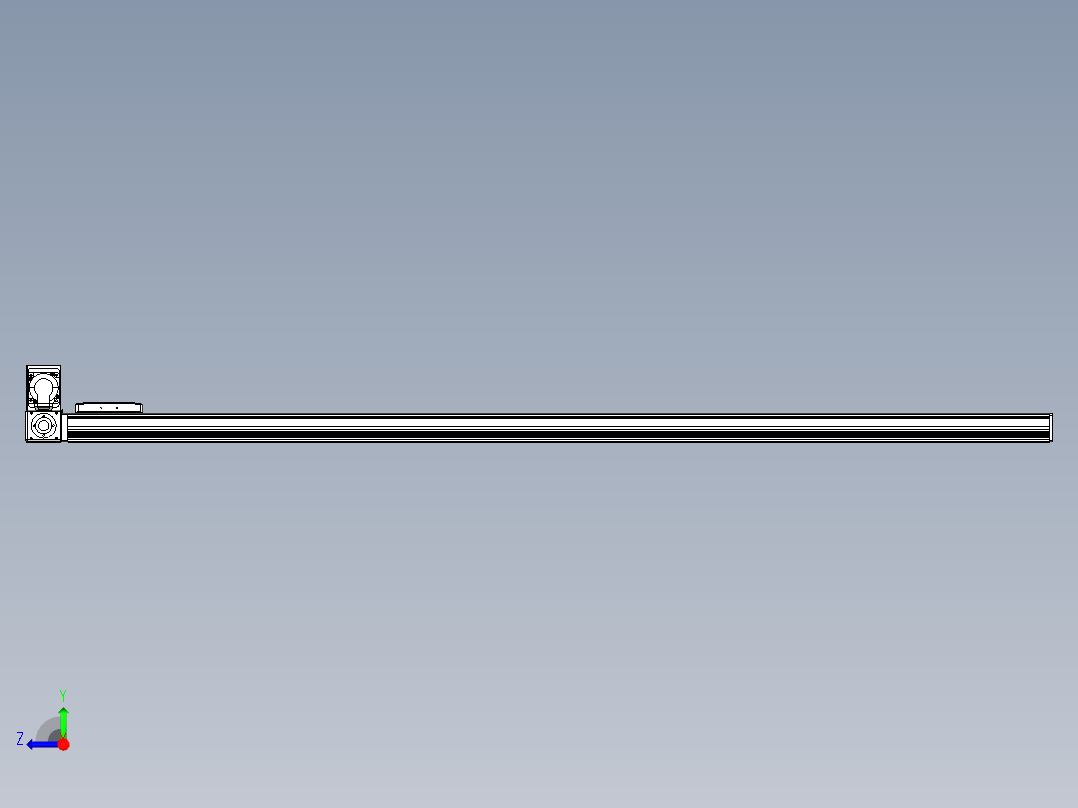 同步带全封闭直线模组TPA-HCB-105D-90-L1700-LU-C-P20-N3右视图