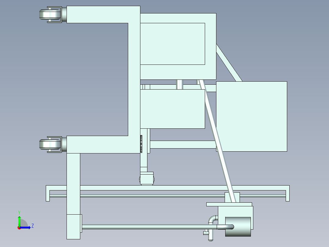 外墙真石漆喷涂装置787277==150左视图