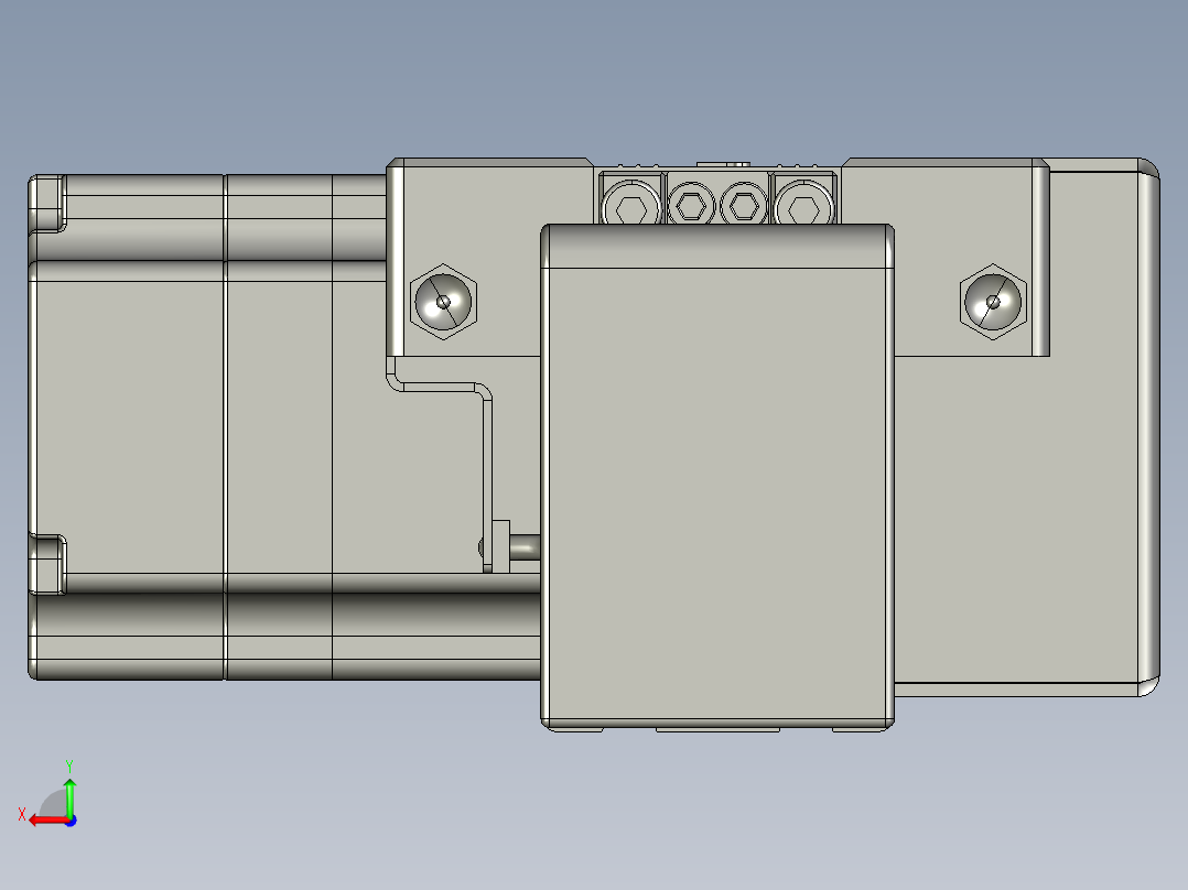 威洛博直线电机模组EB4-L40-S1100-BR-57-MS3后视图