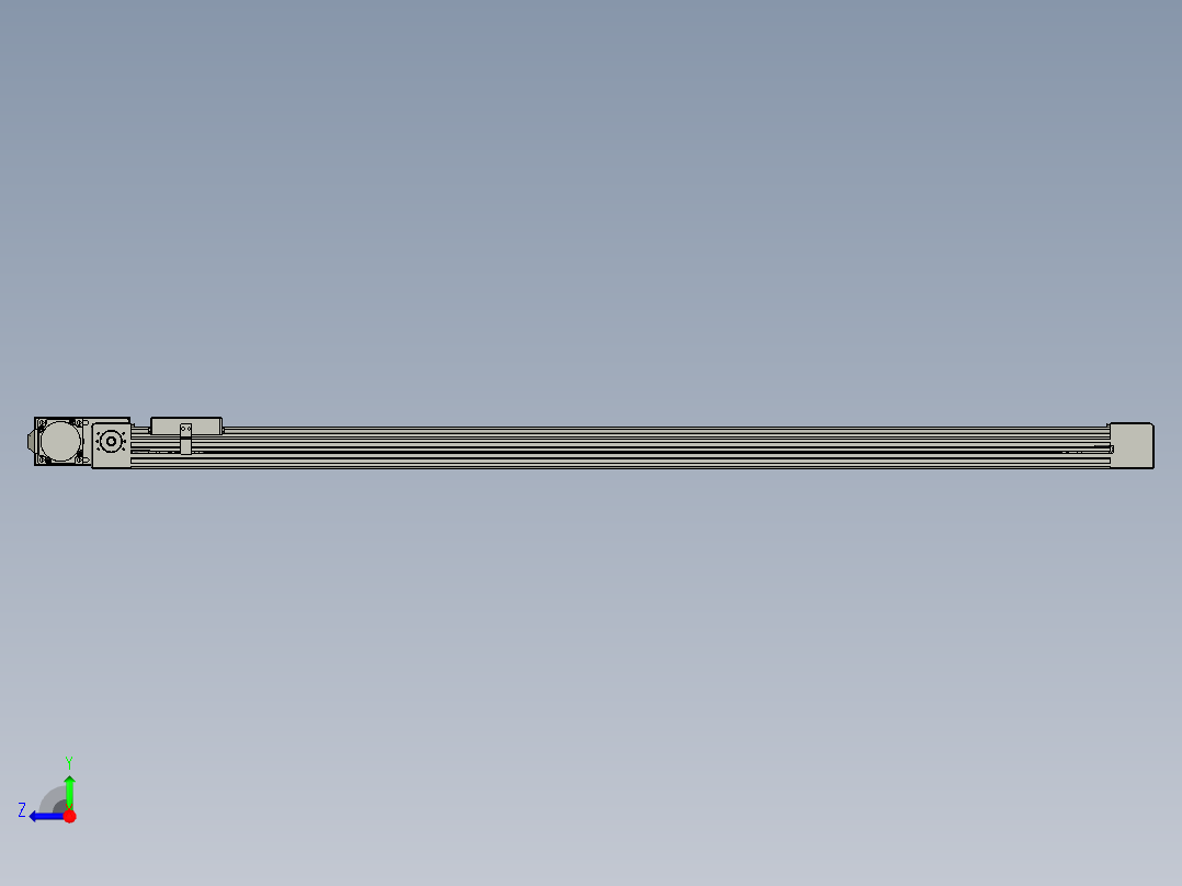 威洛博直线电机模组EB4-L40-S1100-BR-57-MS3右视图