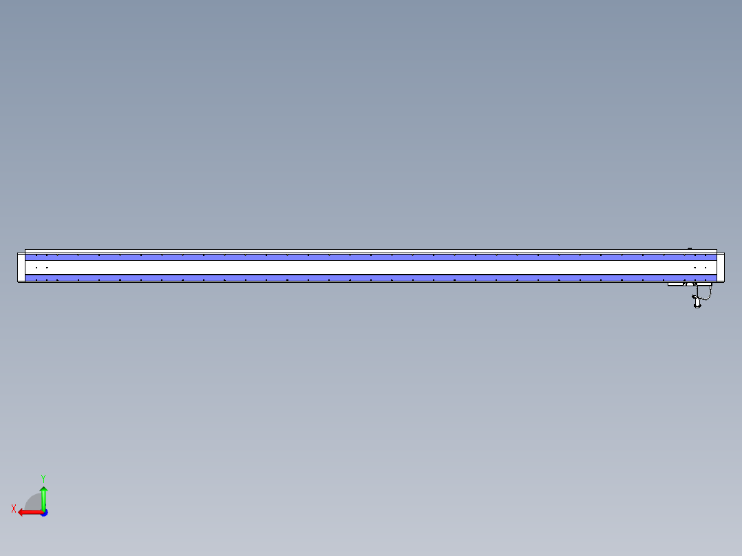 威洛博VL系列直线电机模组-VL14S3-S3050后视图