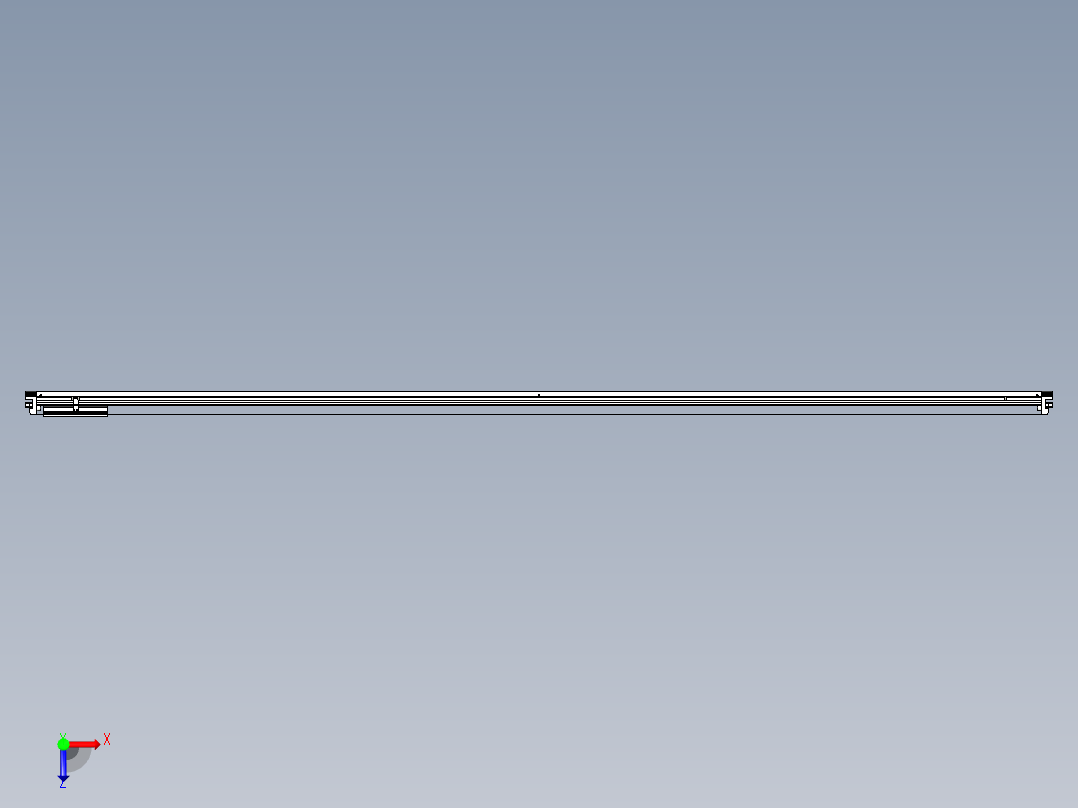 威洛博VL系列直线电机模组-VL14S3-S3050俯视图