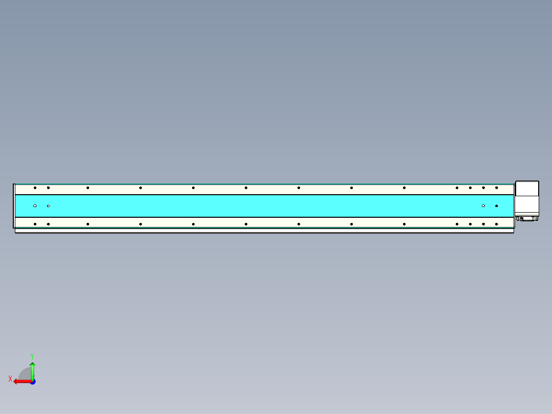 威洛博VBC同步带传动一无尘环境VBC17-L45-S1600-BRU-ZP75-C3后视图