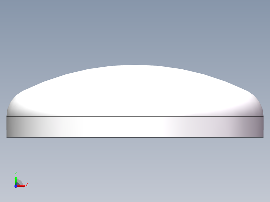 THA碟形封头DN300前视图