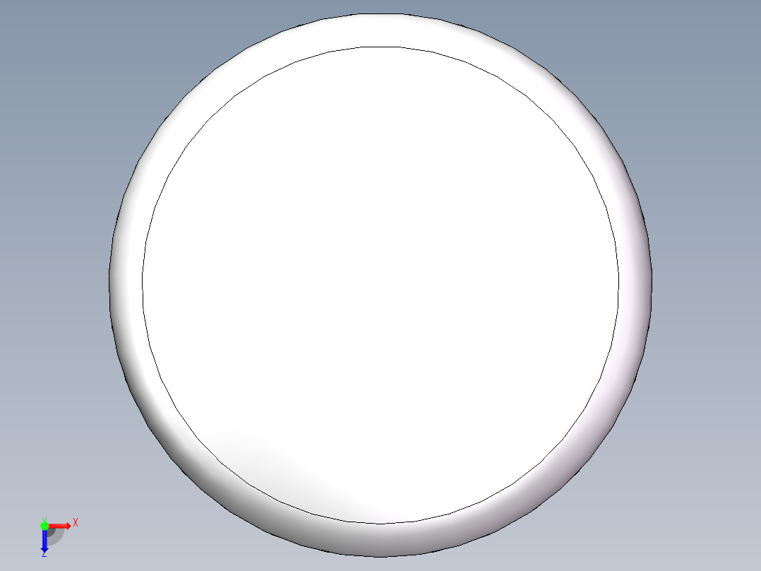 THA碟形封头DN300俯视图