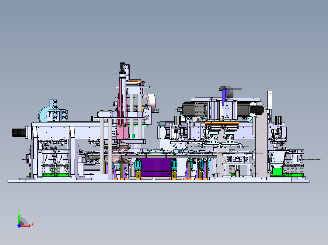 苹果手机 NUT+SP组装焊接设备sw20可编辑前视图