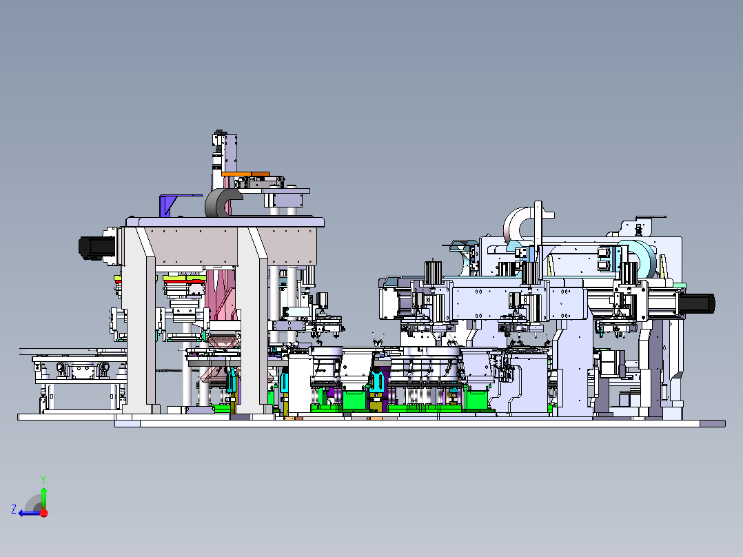 苹果手机 NUT+SP组装焊接设备sw20可编辑右视图