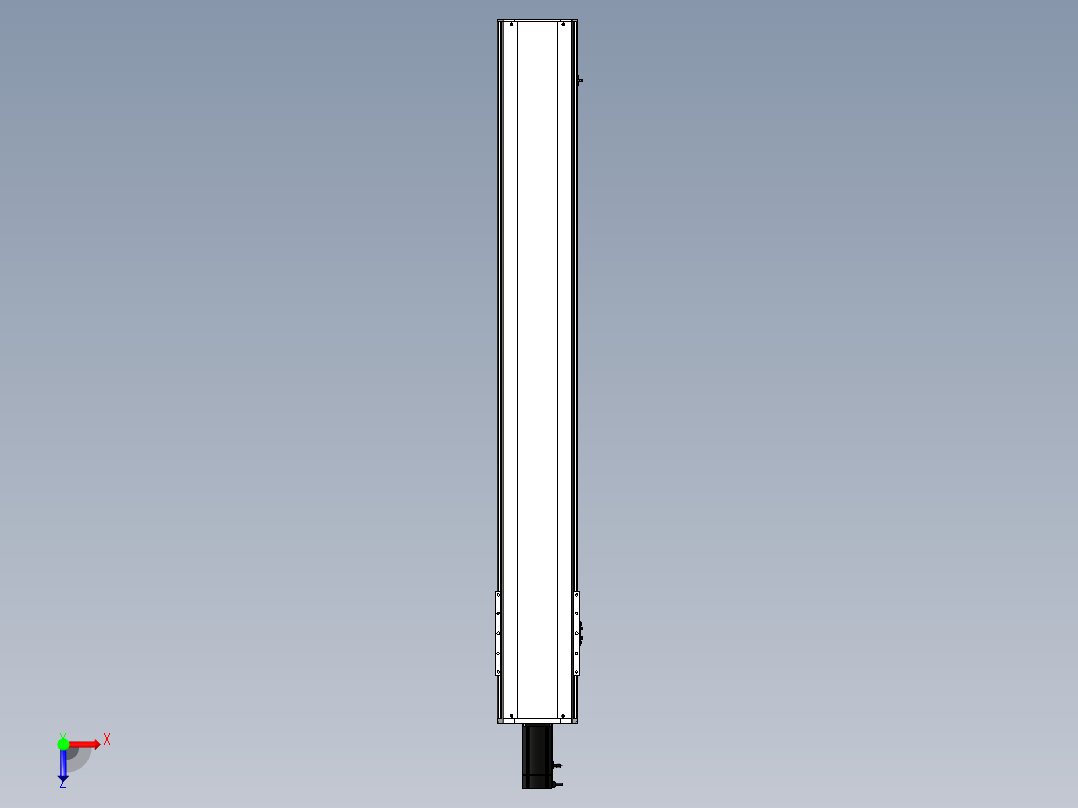 Toyo东佑达直线模组-ETH22-1500-BC-750W+煞車俯视图