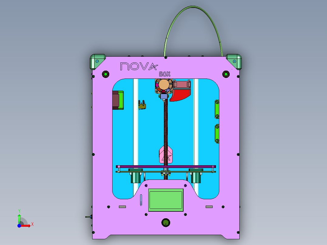 超高精度3D打印机NOVA前视图