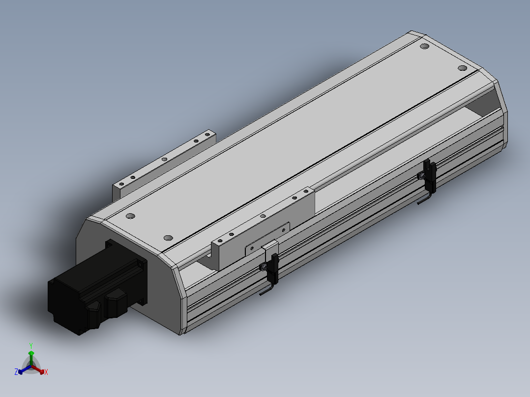 精密模组MY170-T10-250L-BC-P40B-C4-C正等轴测图