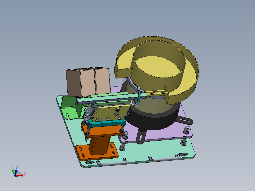 振动盘 外直径300 带直线送料器 200顺
