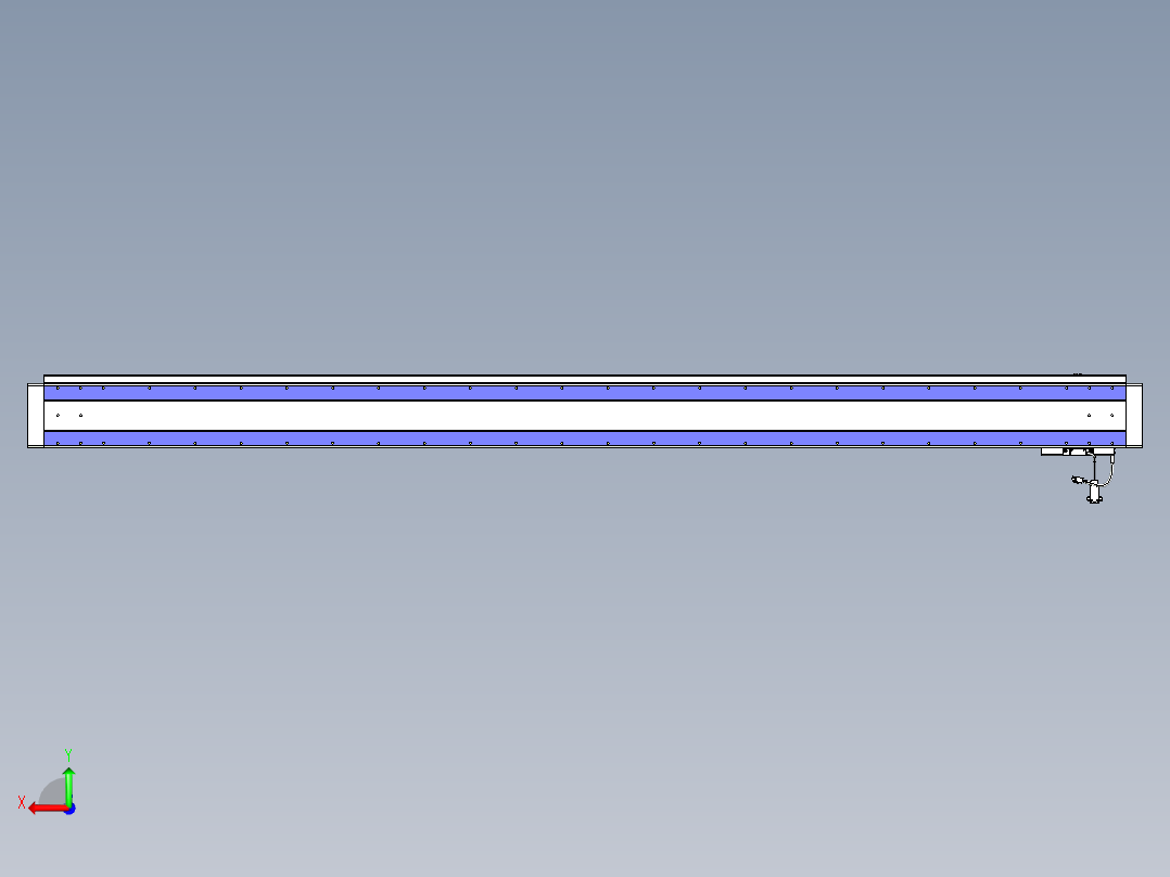 威洛博VL系列直线电机模组-VL14S2-S2150后视图