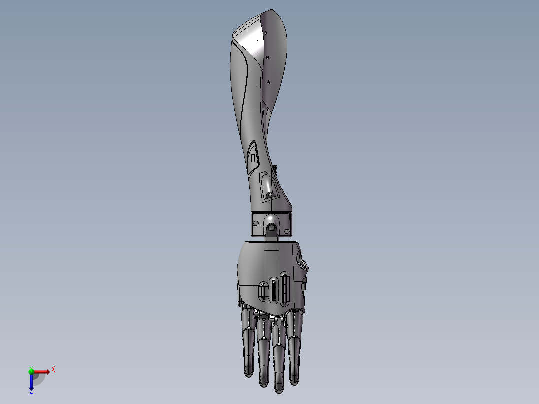 上肢假肢俯视图