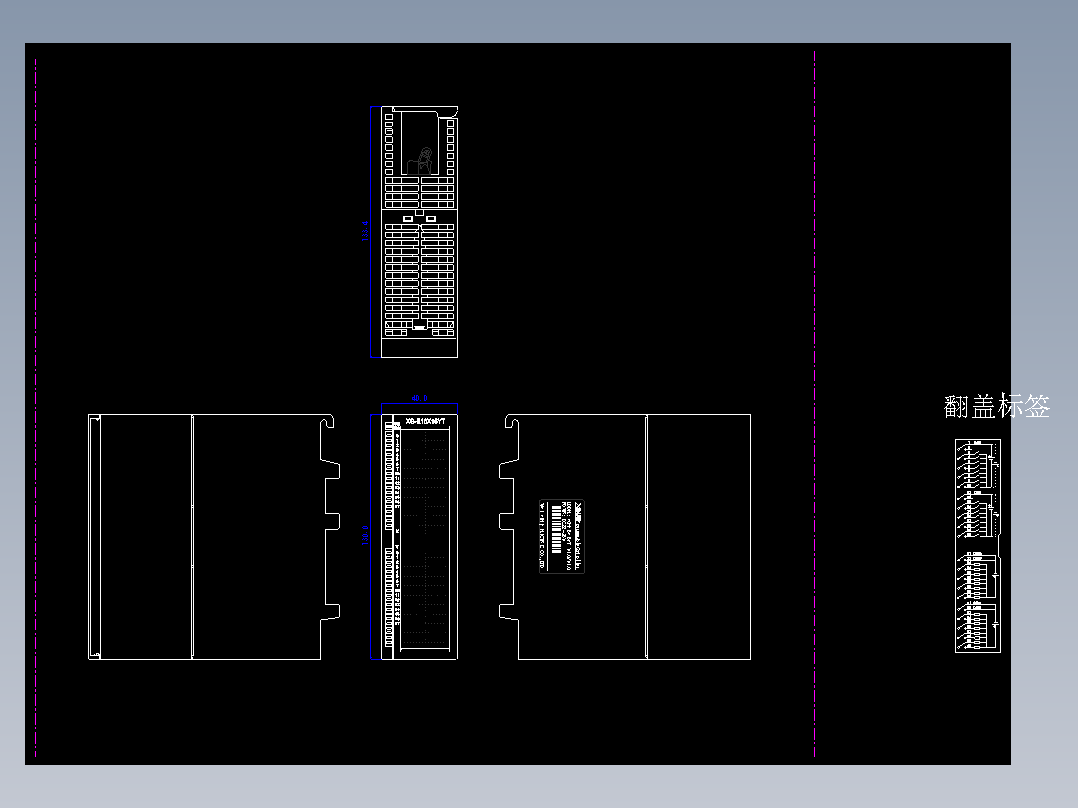 XG-E16X16YT外观尺寸图