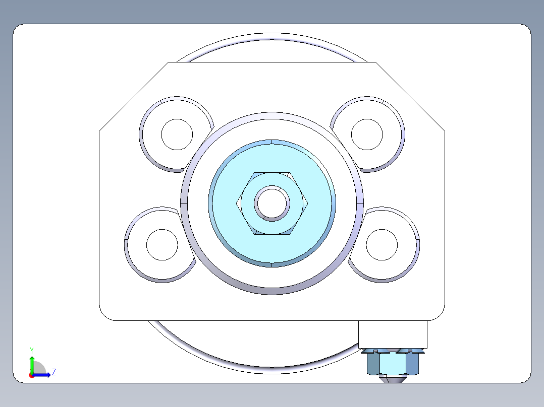 CA6140机床法兰盘夹具设计及有限元分析-含catia三维左视图