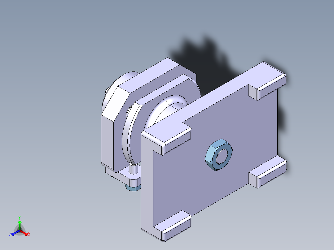 CA6140机床法兰盘夹具设计及有限元分析-含catia三维正等轴测图
