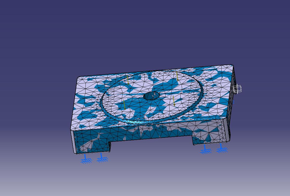 CA6140机床法兰盘夹具设计及有限元分析-含catia三维