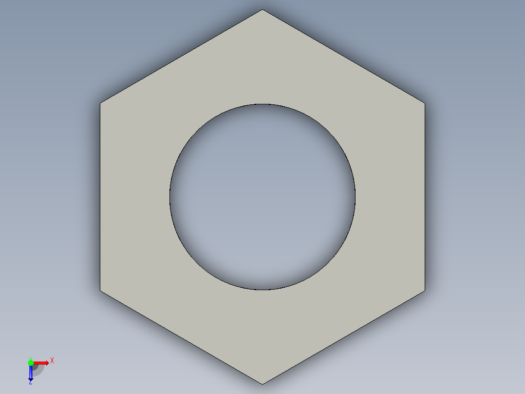 基恩士LV-S71_nut_kc图纸模型俯视图