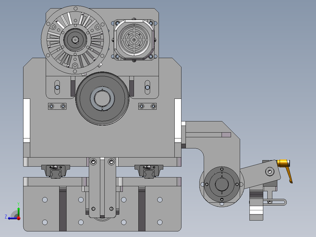 纠偏收卷组件==1362294==100右视图