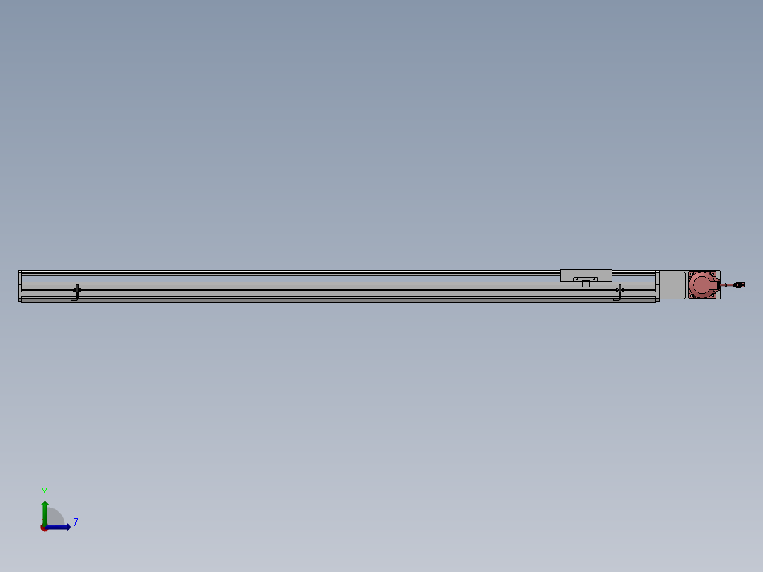 精密模组MT170-L125-1600-R-M75-C4左视图