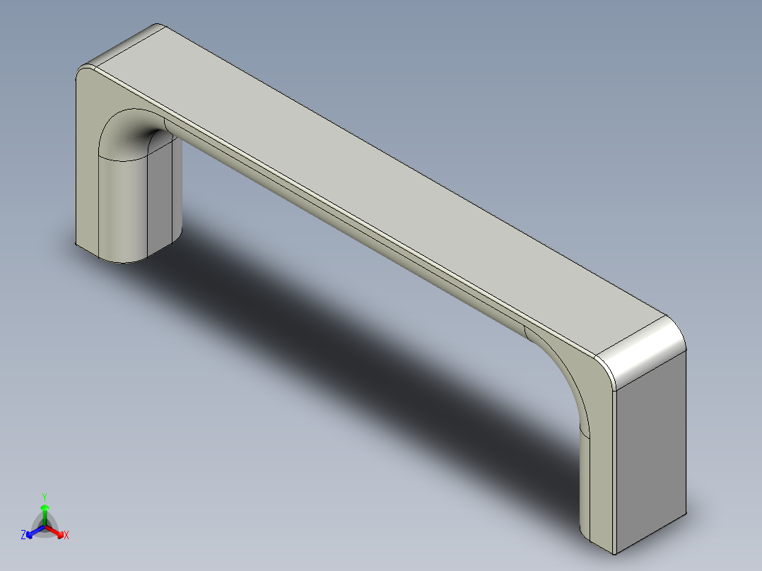 取手(鋁合金)(B)MG-3D多系列多零件图纸模型
