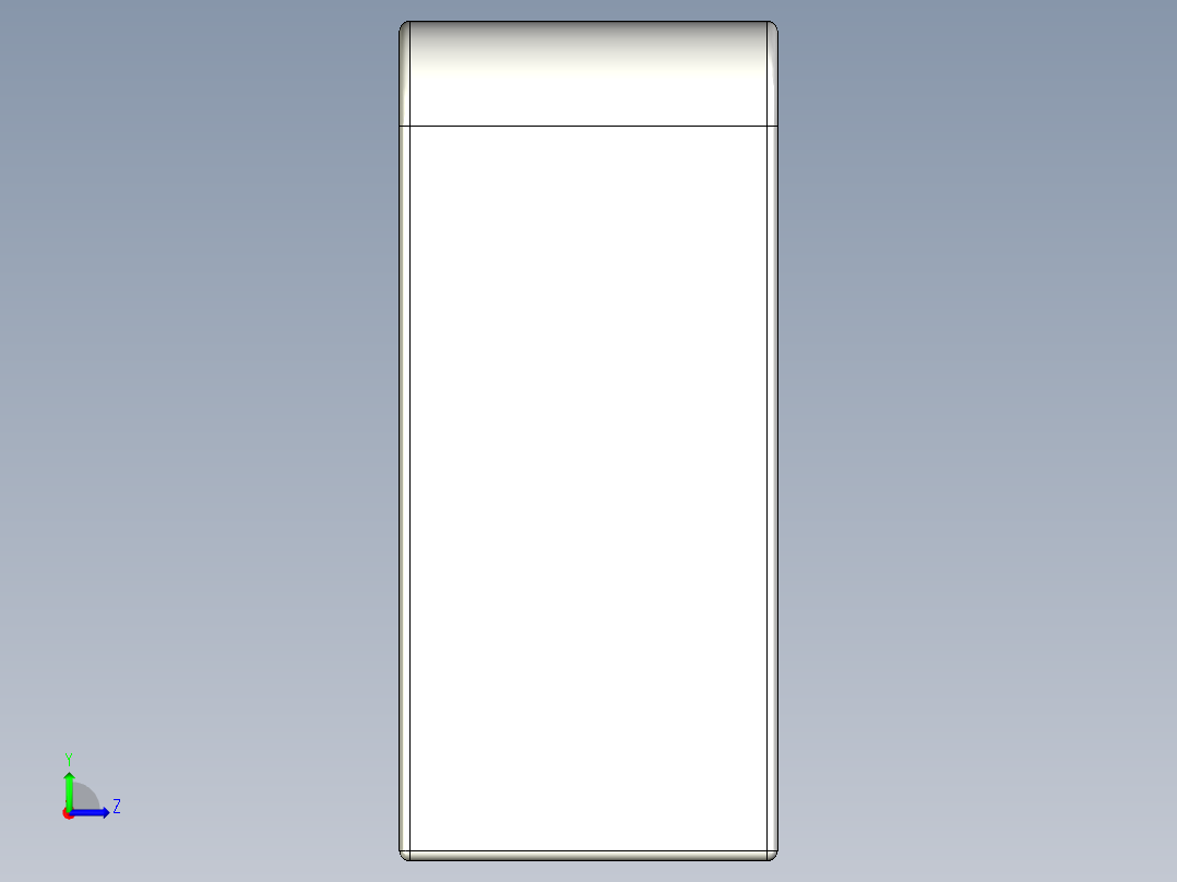 取手(鋁合金)(B)MG-3D多系列多零件图纸模型左视图