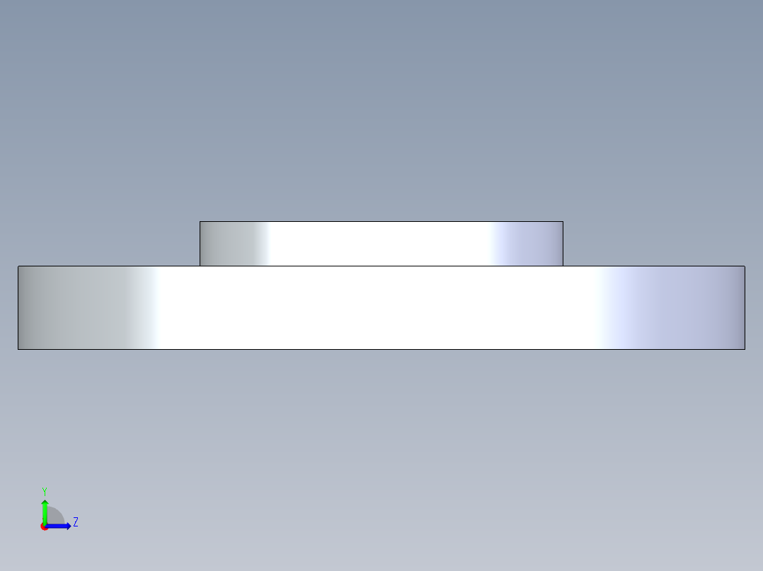 CPVC管件24-Sch80_Flange One-Piece_FPT_9852-025_2.5in左视图