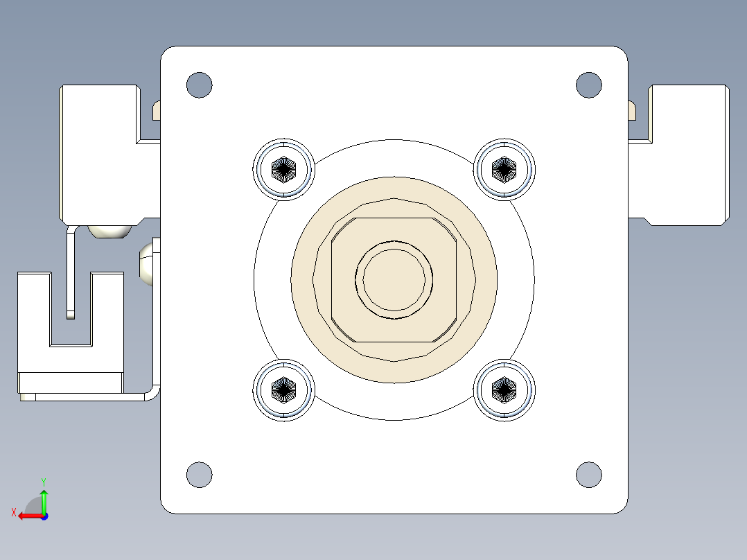 TPA-KNR-60E-1205C-L500A1-M-BJ60-N3线性模块铝制底座后视图