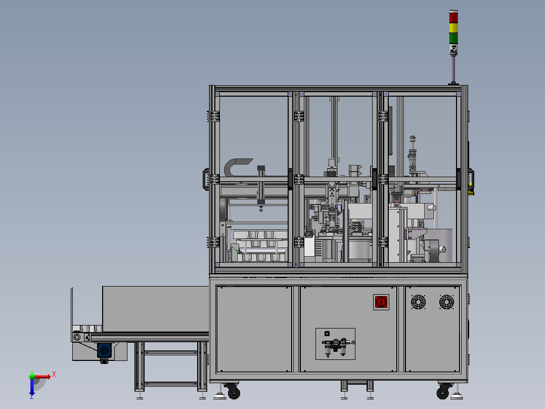 齿轮箱组装摆盘设备sw16可编辑俯视图