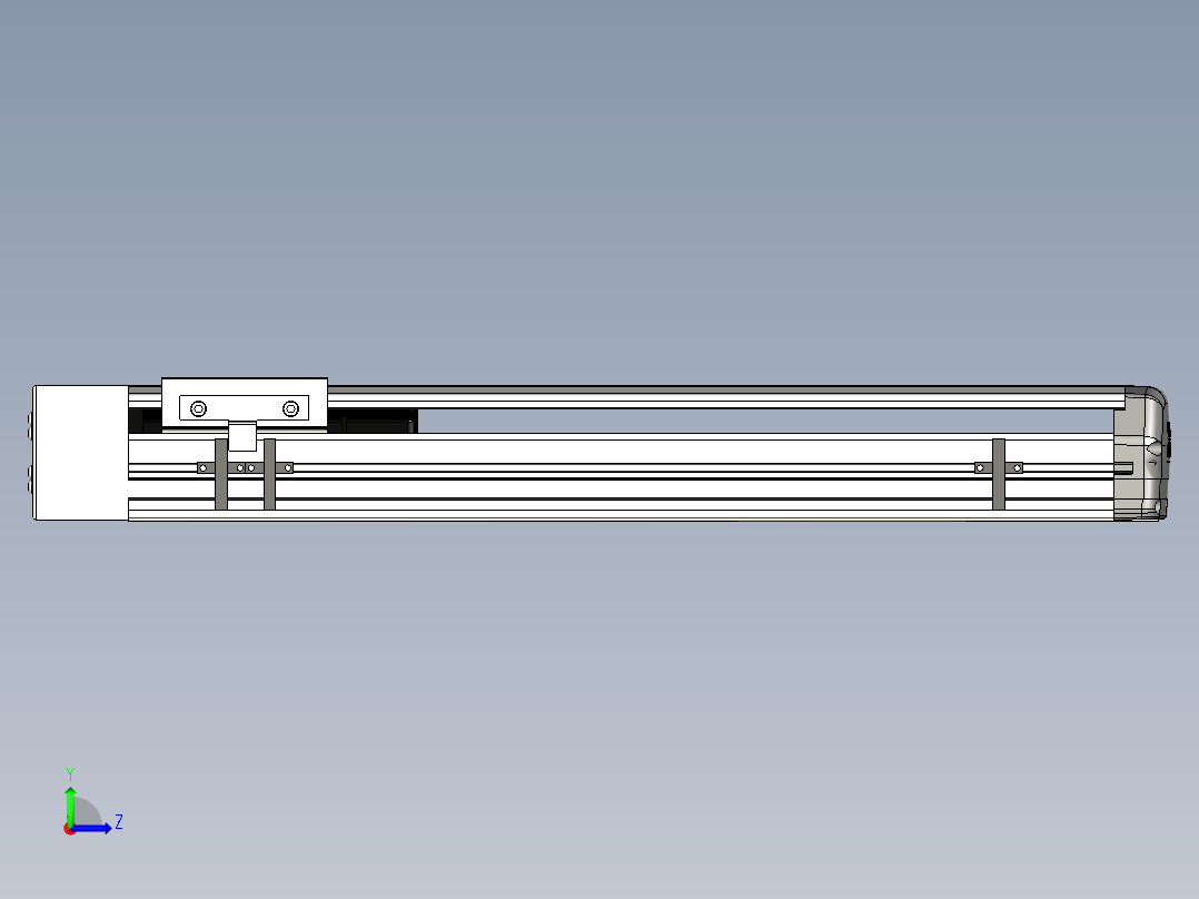 Toyo东佑达直线模组-ETH13-400-BR-400W+煞車左视图