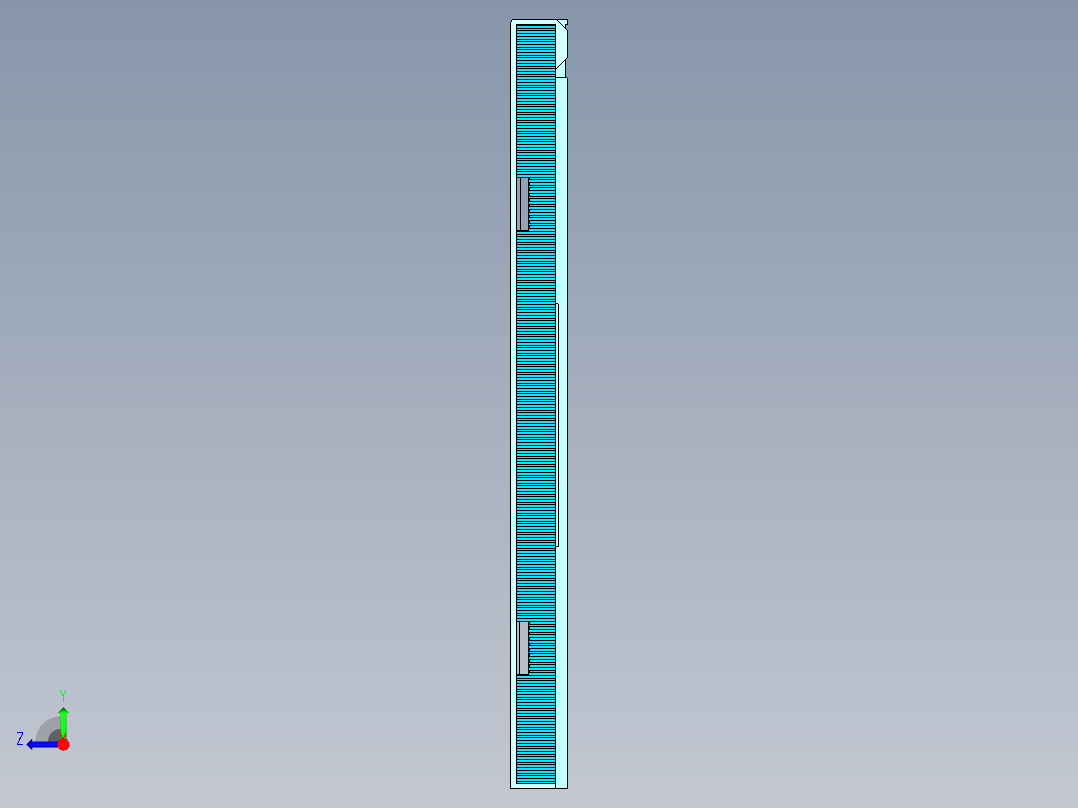 CD唱片盒右视图