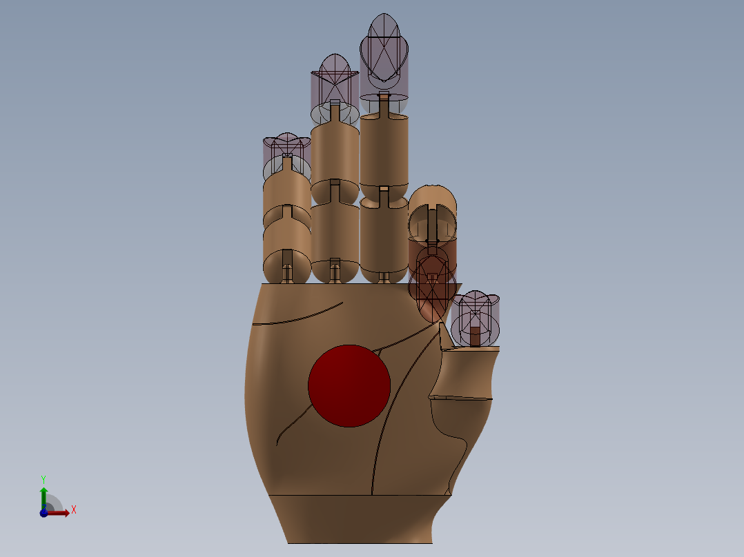 仿生机械手 (6)前视图