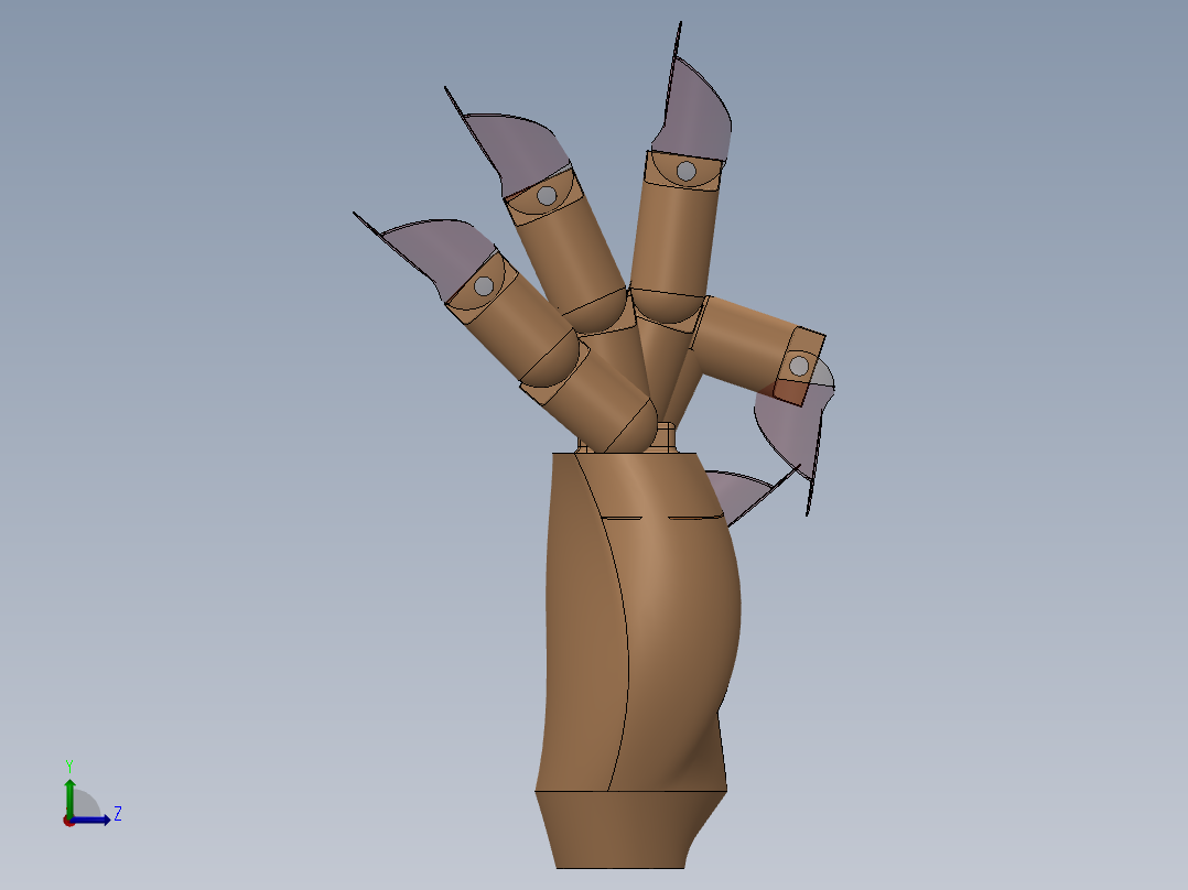 仿生机械手 (6)左视图