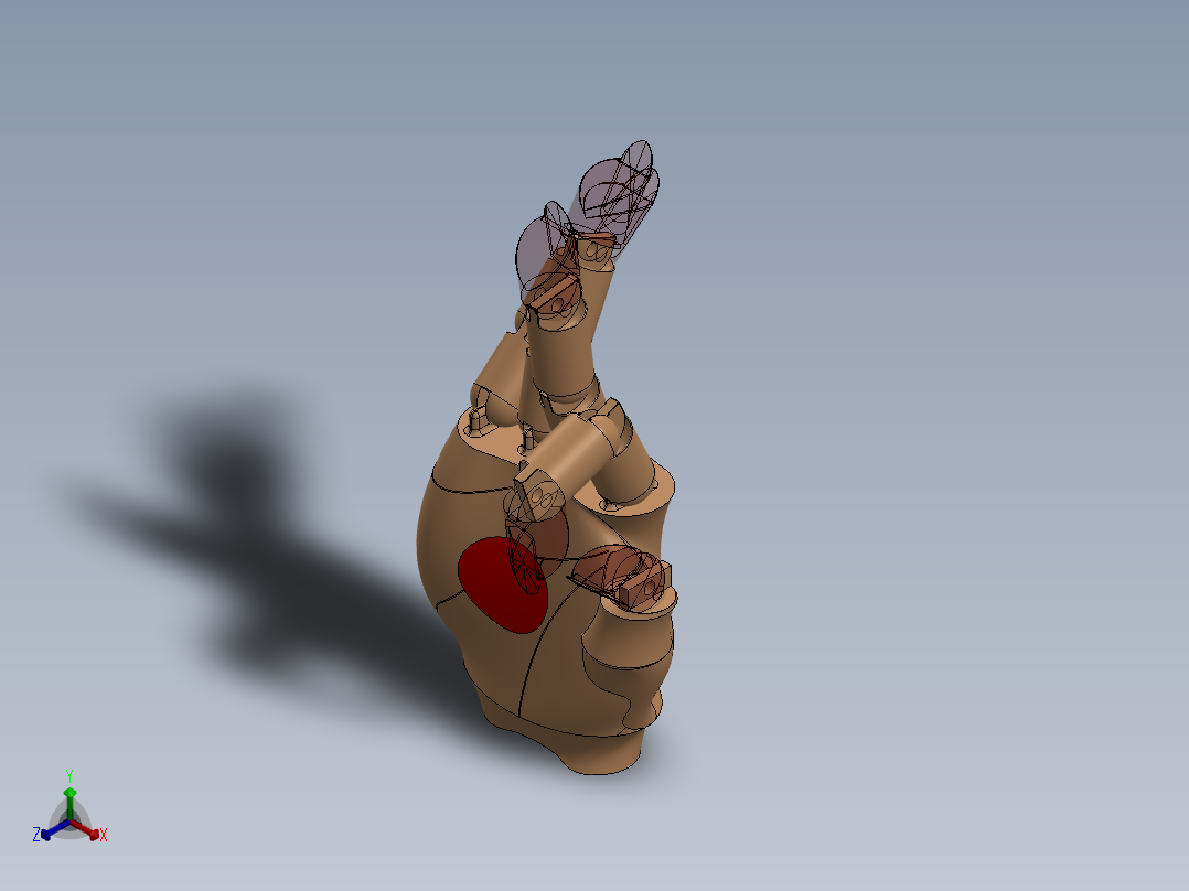 仿生机械手 (6)正等轴测图