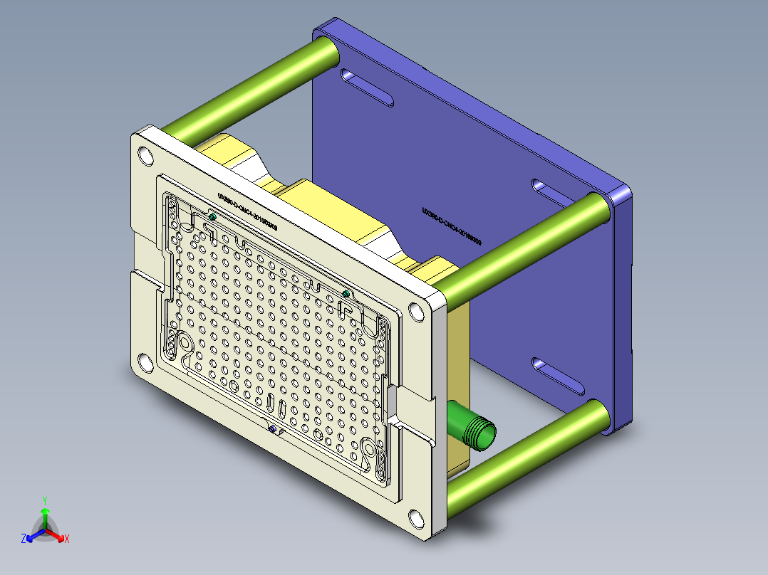 UX390-D-CNC4-0321正等轴测图