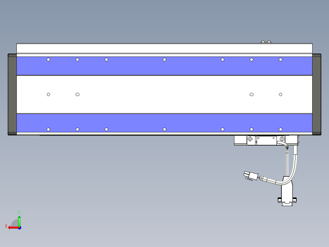 威洛博VL系列直线电机模组-VL14S1-S350后视图