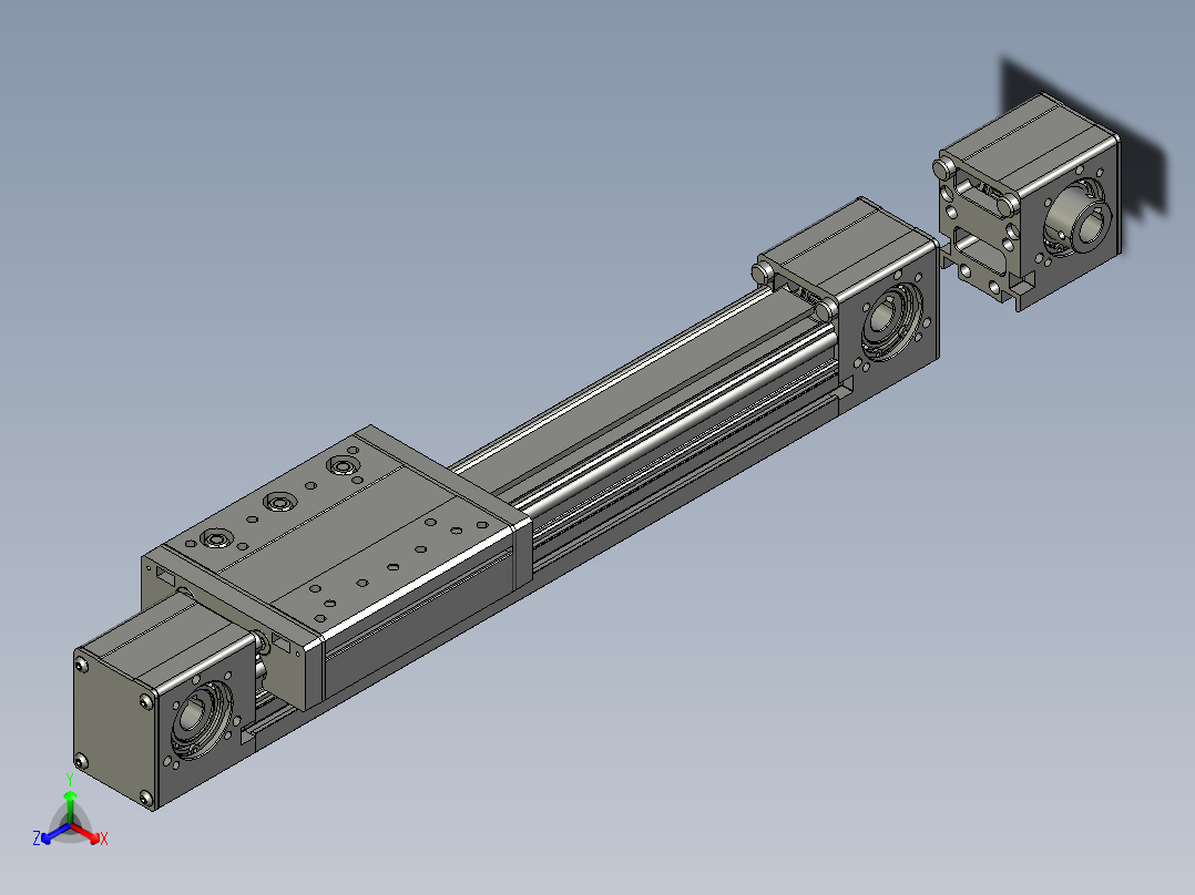 直线模组LHN50N-00 直线模组设计图纸