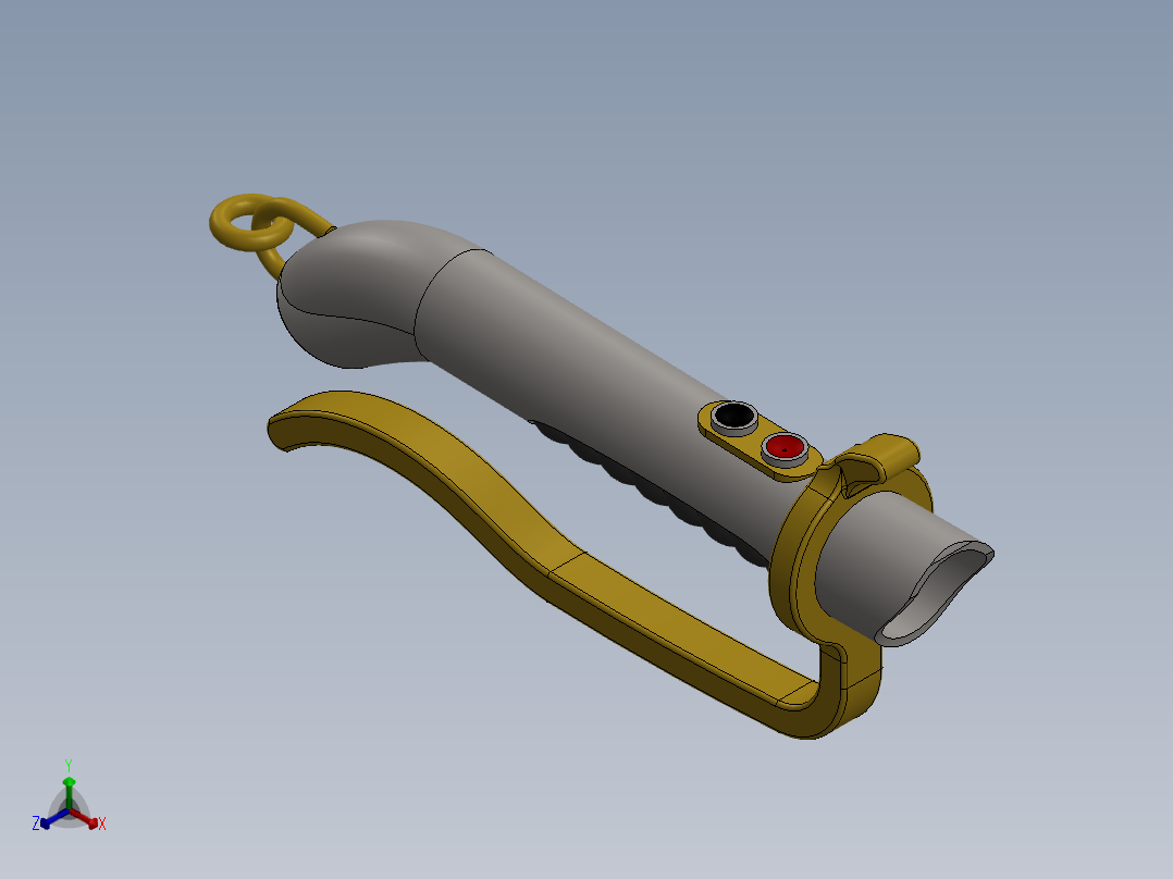 定制光剑正等轴测图