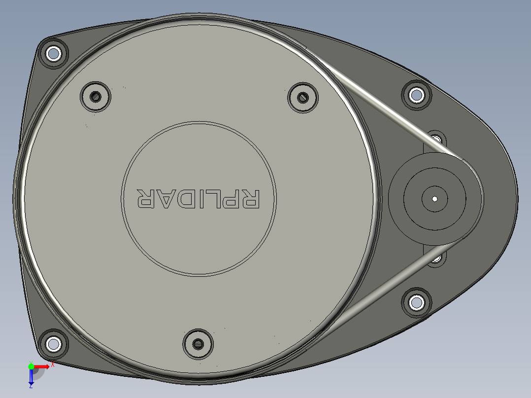 RPLIDAR A1 思岚A1 激光雷达俯视图