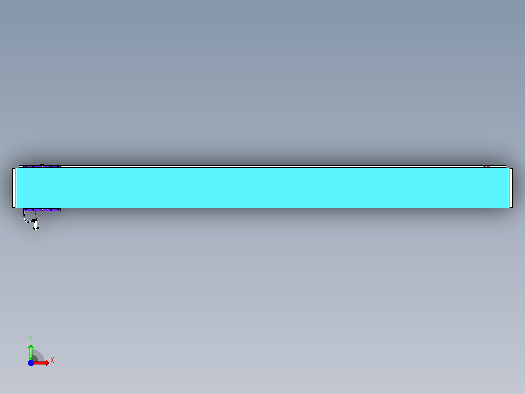威洛博VL系列直线电机模组-VL22H3-S2450前视图