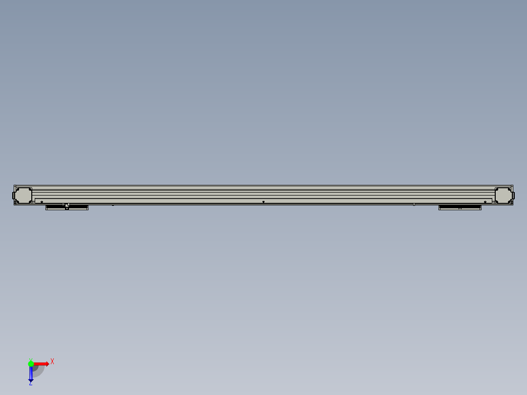 威洛博双电机滑台-VBC14S2-L100-S1300-BLR-P40-C6俯视图
