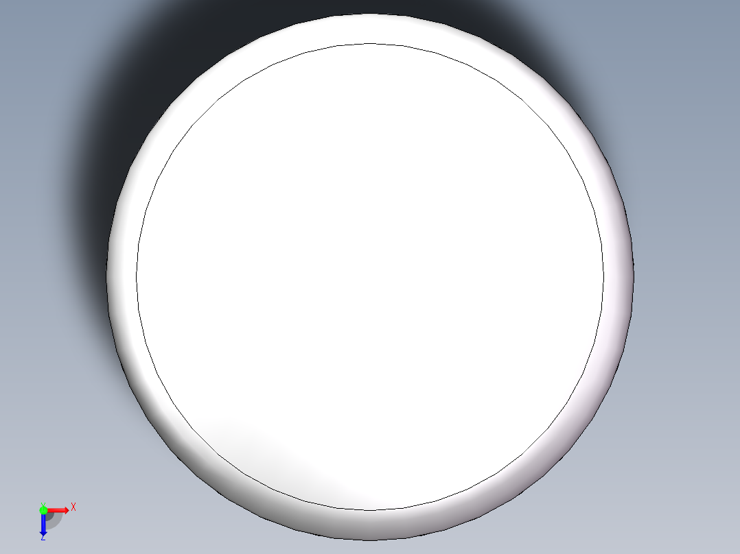 THA碟形封头DN3000俯视图