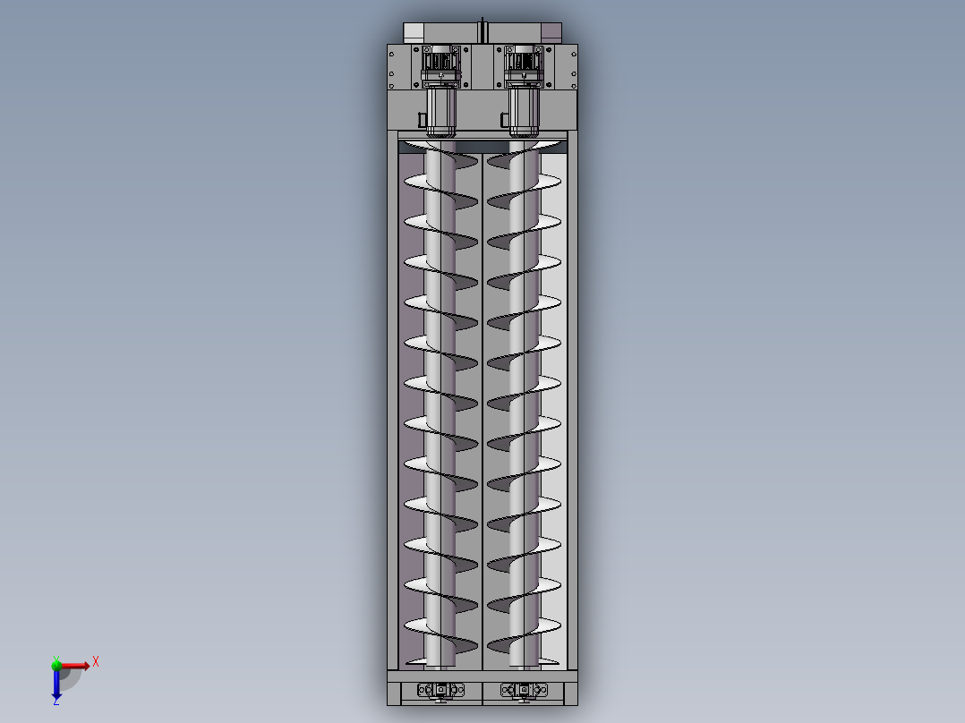 B15_螺旋输送机3D俯视图